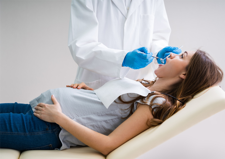 Acudir al dentista durante el embarazo